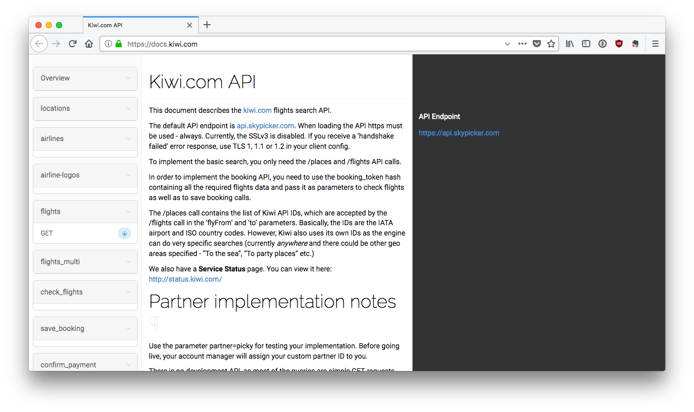 Kiwi API Documentation